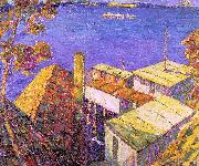 Seldon Connor Gile Tiburon Housetops oil painting picture wholesale